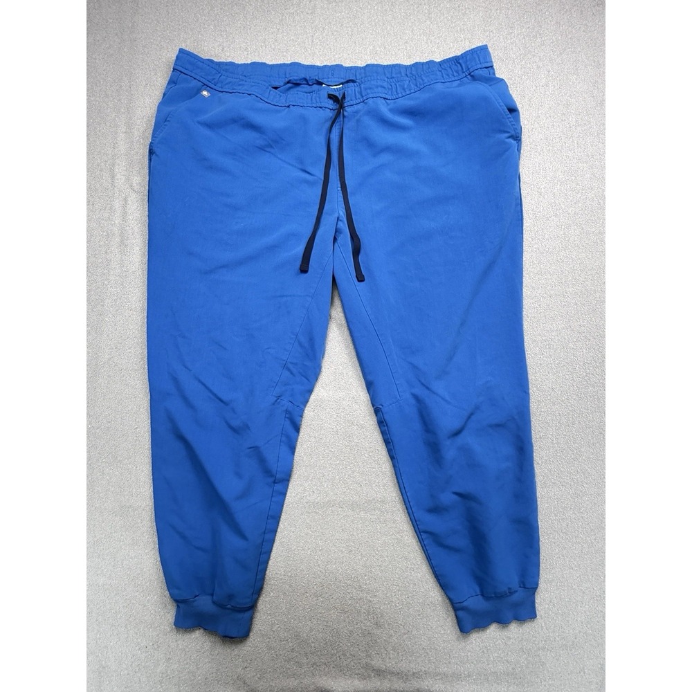 Figs Women 3XL Royal Blue Tansen Jogger Scrub Pants Technical Collection